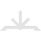 Ekena Millwork Vanguard Architectural Grade PVC Gable Bracket, 60"W x 30"H x 2"D x 4"F, 12/12 Pitch GBP060X30X0204VAN00 - alternate 4